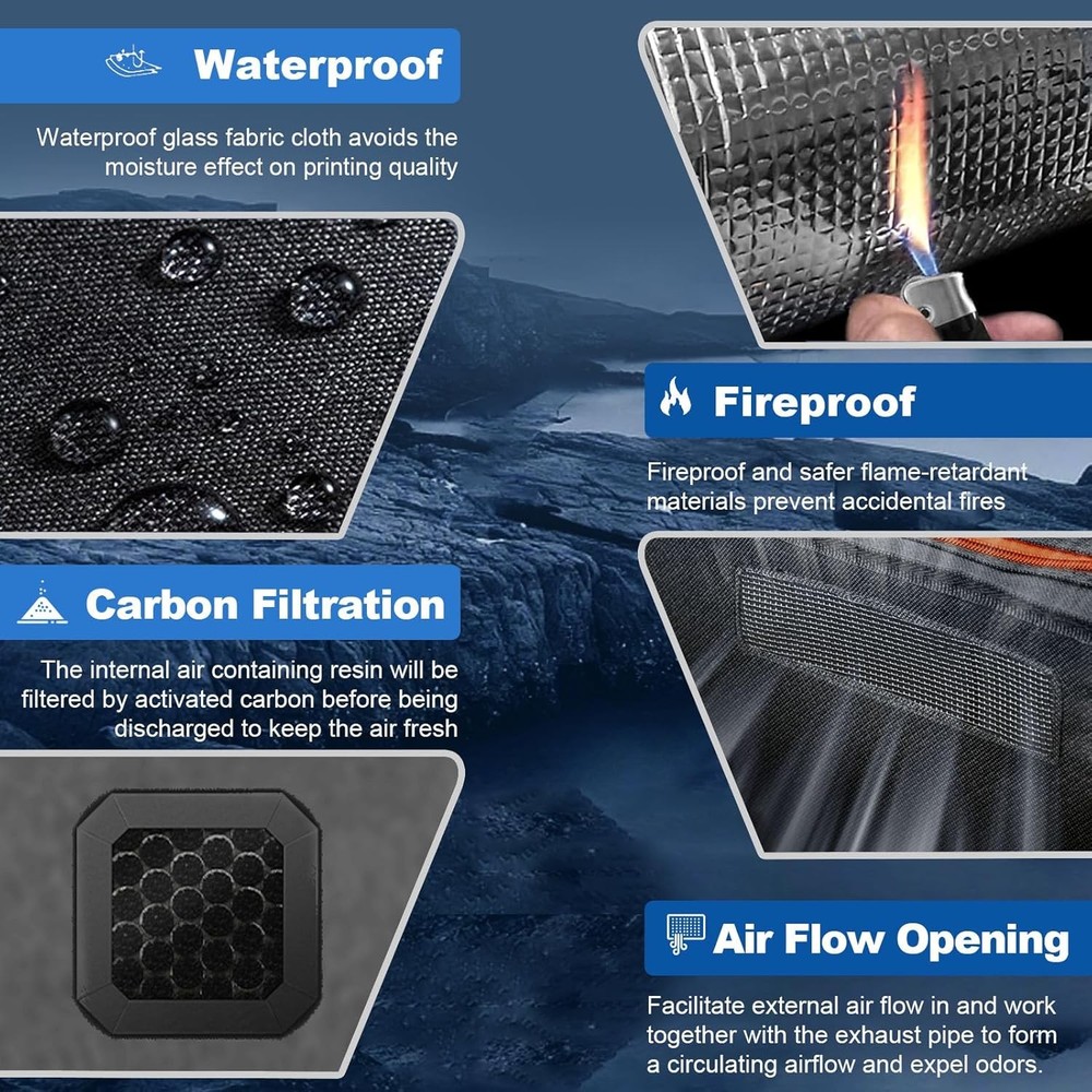 Multifunctional Resin 3D Printer Enclosure with Ventilation Filter, High Quality