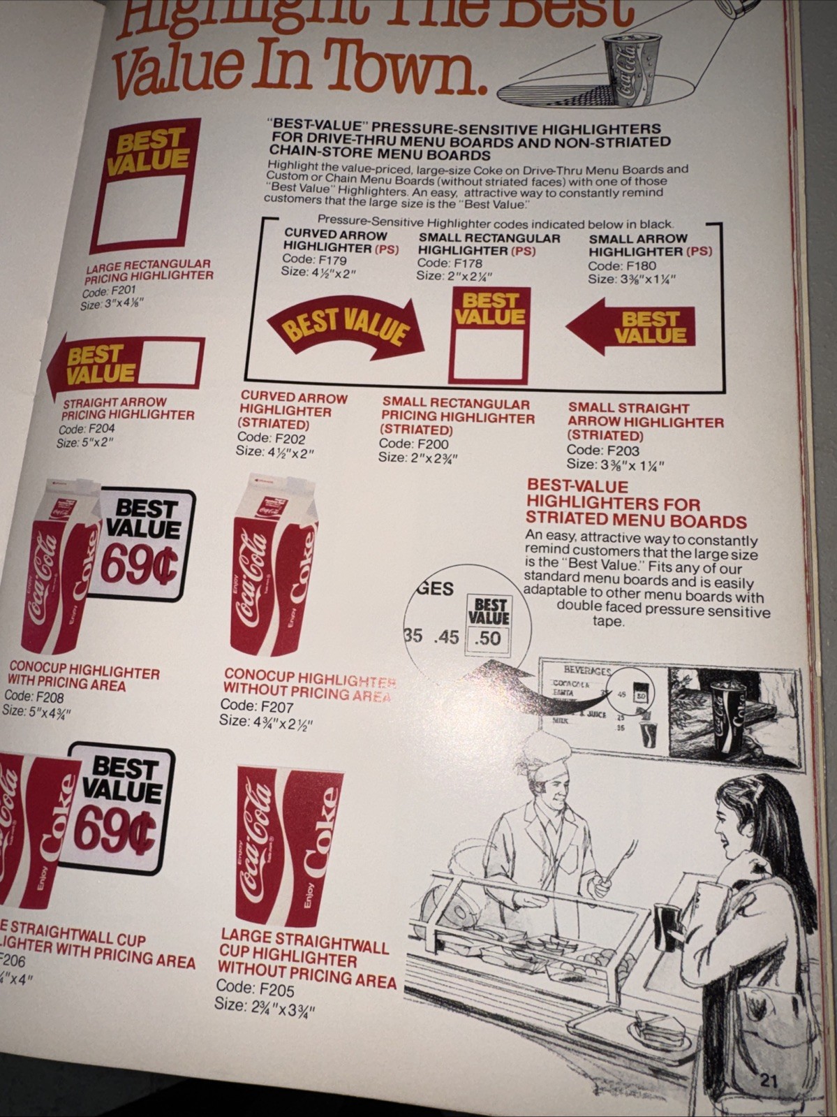 1982 Coca Cola Fountain Sales Advertising Manual