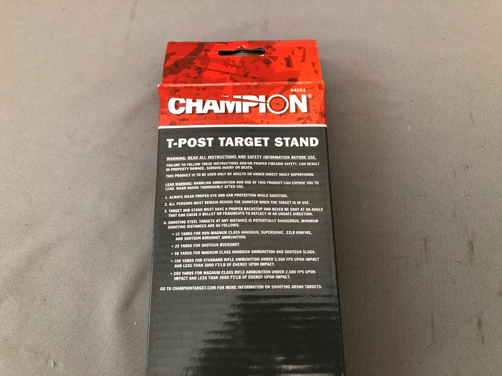 CHAMPION T-POST TARGET STAND 44102