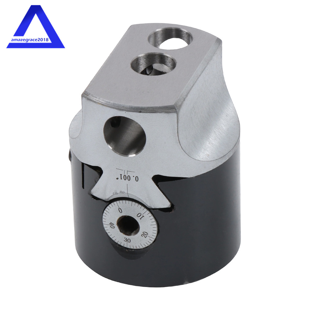 High Precision 2" Threaded Boring Head 1/2" Hole Size 1-1/2-18" Thread Mount