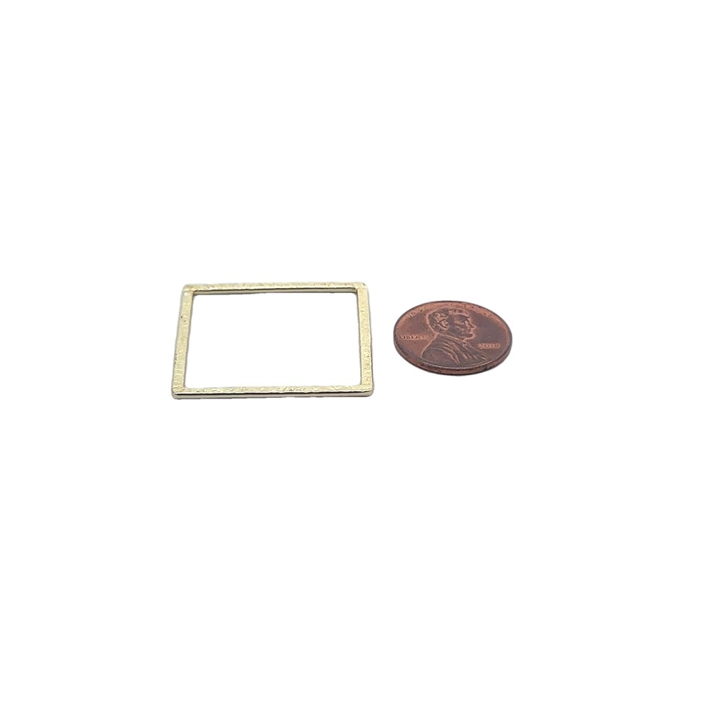 Handmade Gold Finish, Silver Plated & Solid Copper Square Brushed E-coated Blank
