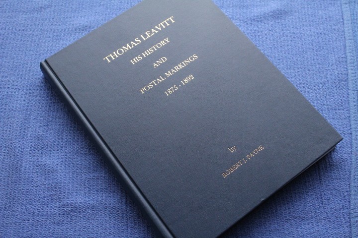Thomas Leavitt History Postal Markings 1875-1892 Robert Payne BlueLakeStamps