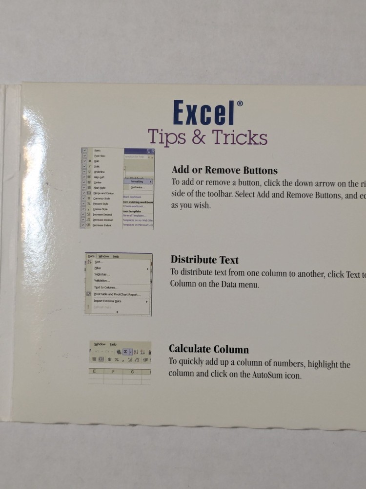 Video Professor / Learn Excel 2000/2002/2003 / Excel Tips & Tricks / 3 discs