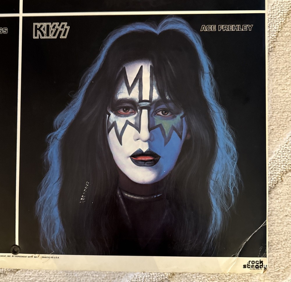 KISS Gene Paul Ace Peter 1978 Solo Albums Promo Aucoin Vintage 23X23 Promotional