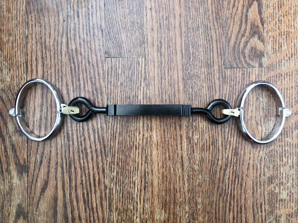 Extendable Handcuff Restraint / Come With Me Bar Manacles Shackles Padlocks Keys