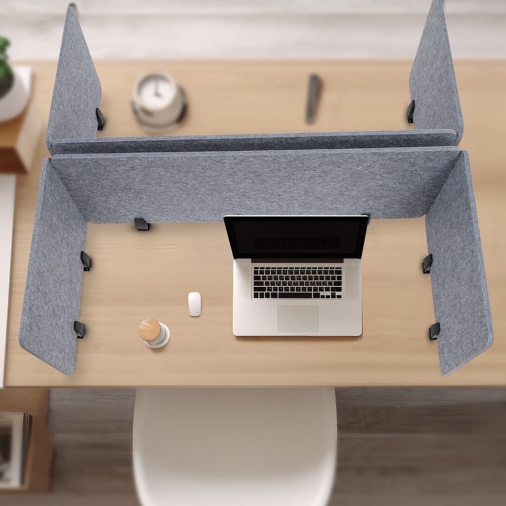 Desk Shield Desk Divider Panel Office Desktop Partition Privacy Screen Mounted