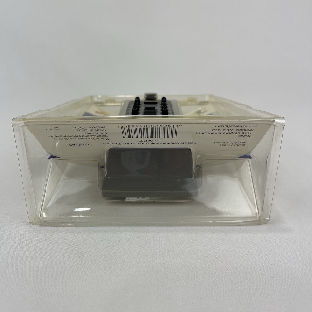 NEW Kidde Access Point Spare 5 Key Storage Push Button Combination Lock Titanium