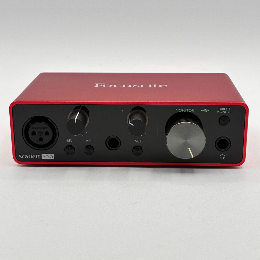 Focusrite Scarlet Solo 4th Gen Audio Interface