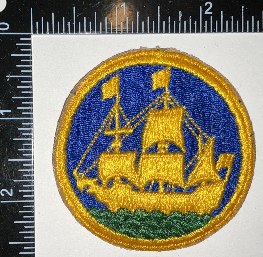 RARE Early Post WWII NY New York State Guard EMBROIDERED Patch