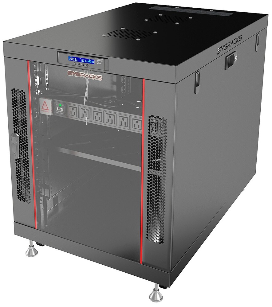 Sysracks 12U Server Rack Cabinet Premium Network Enclosure 35" Depth