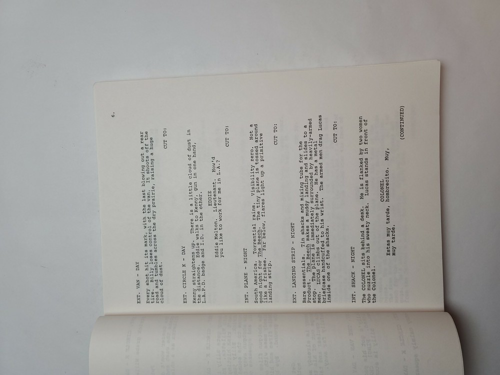 DEAD RUN / Doug MacHugh & Robert Winley 1990 Unproduced Movie Script Screenplay