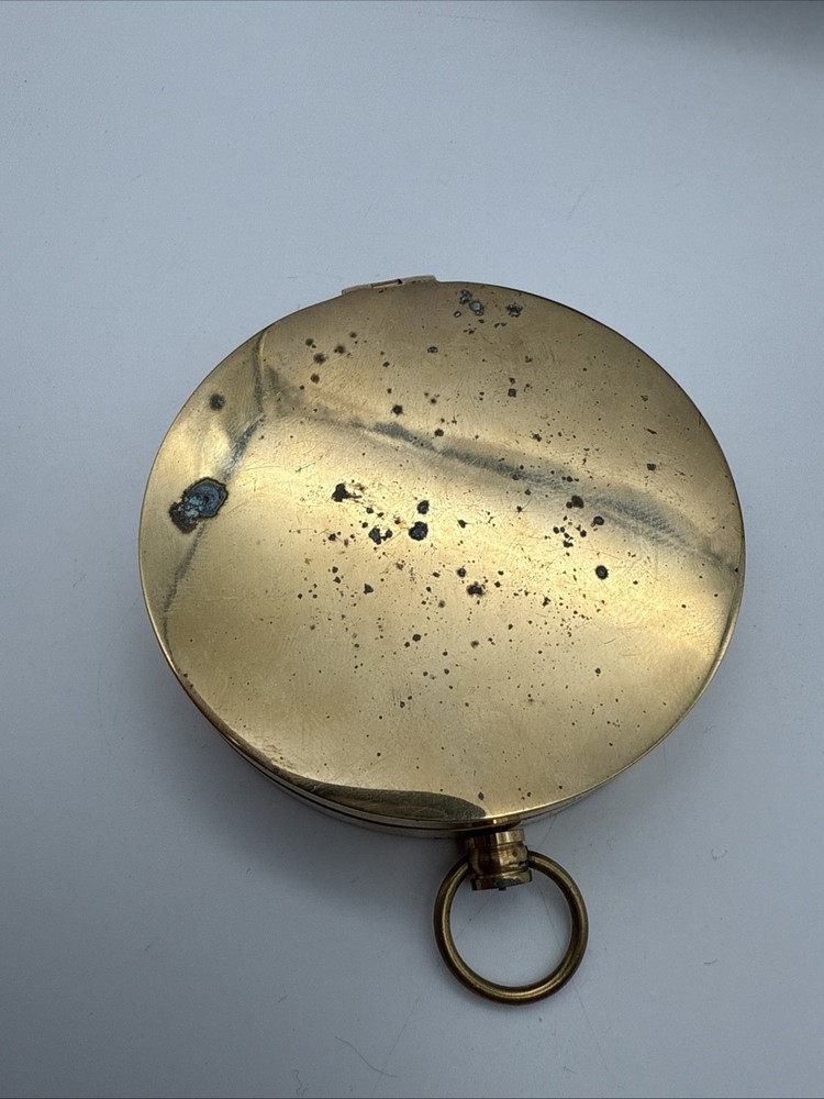 Pocket Compass Authentic Models CO003 BRASS Replica W/Box