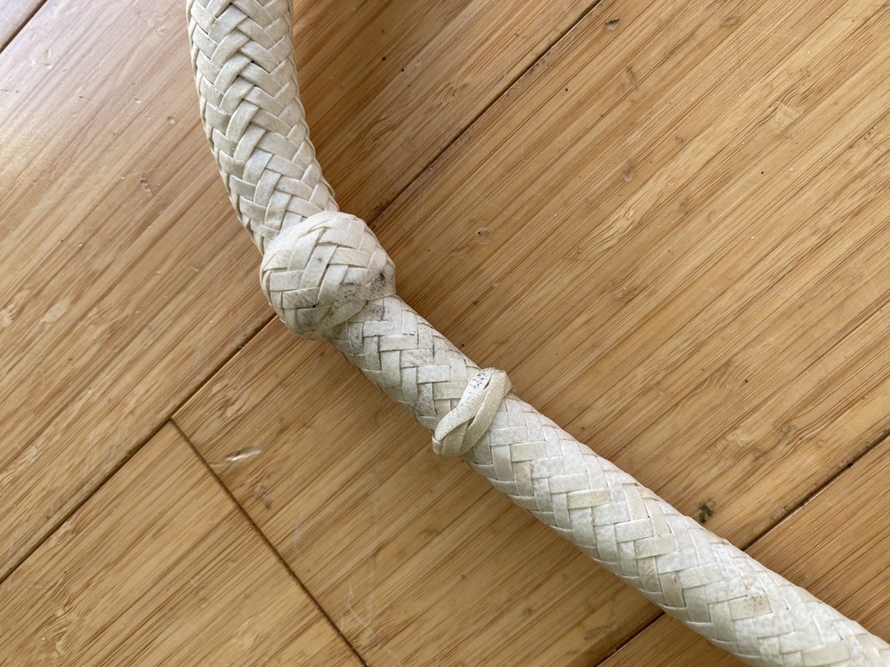 Nice RAWHIDE Braided BOSAL & Flat Braid REINS Set~New Cond~Nice FLEX~BITLESS