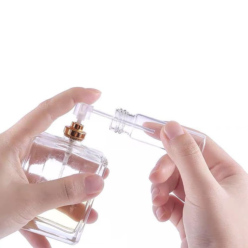 Arvintas 30 PCS Mini Perfume Refillable Bottle Pump Transfer Tool Transparent