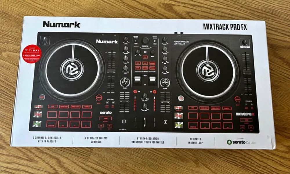 Numark - Mixtrack Pro FX – 2 Deck DJ Controller For Serato DJ with DJ Mixer
