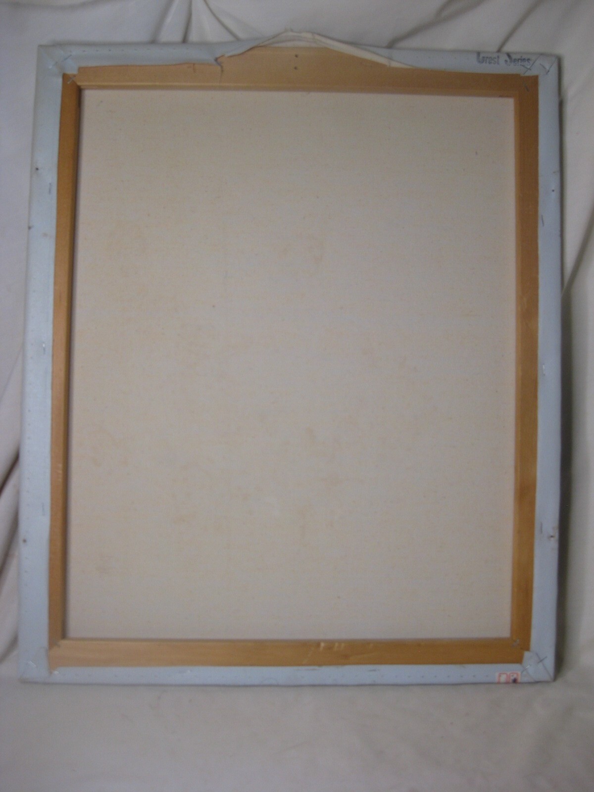 vintage Asian painting Chinese ? birds with flowers 20" x 24" original art *NOTE