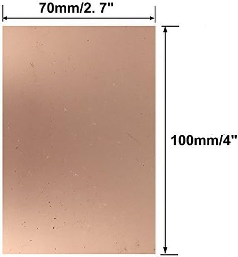 Copper Clad PCB Laminate Circuit Board Single Side Small Etching Project 10 Pack