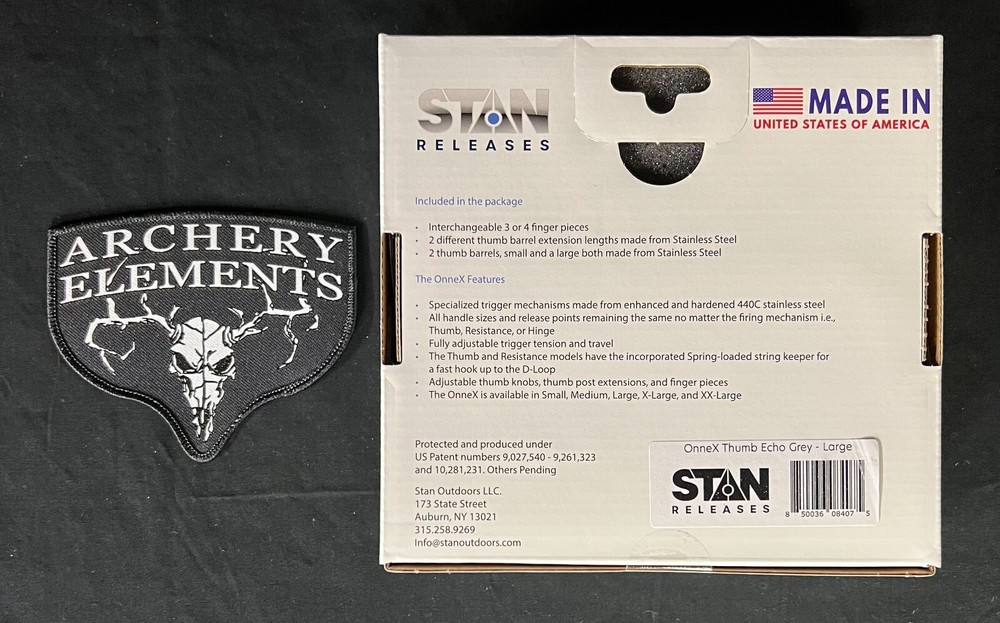 Stan Release OnneX Thumb Echo Grey Large 8402 New