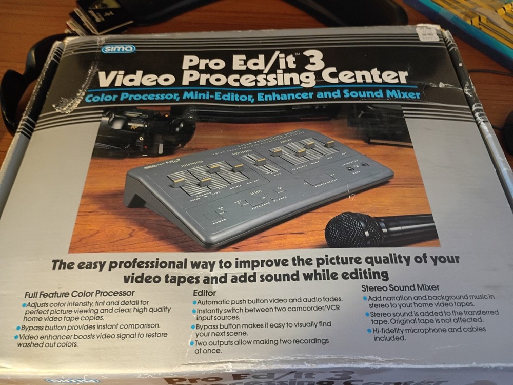 Sima Pro Ed/it Edit 3 Video Processing Center Sound Mixer Enhancer Video
