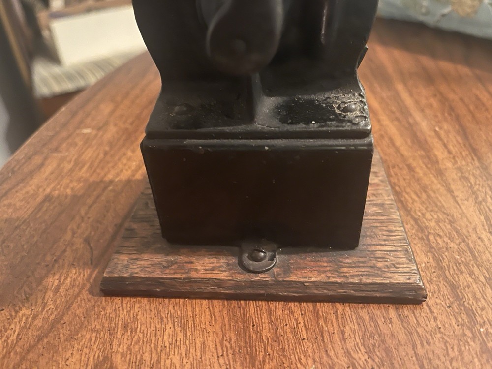Antique Pencil Sharpener Hand-Crank with Drawer