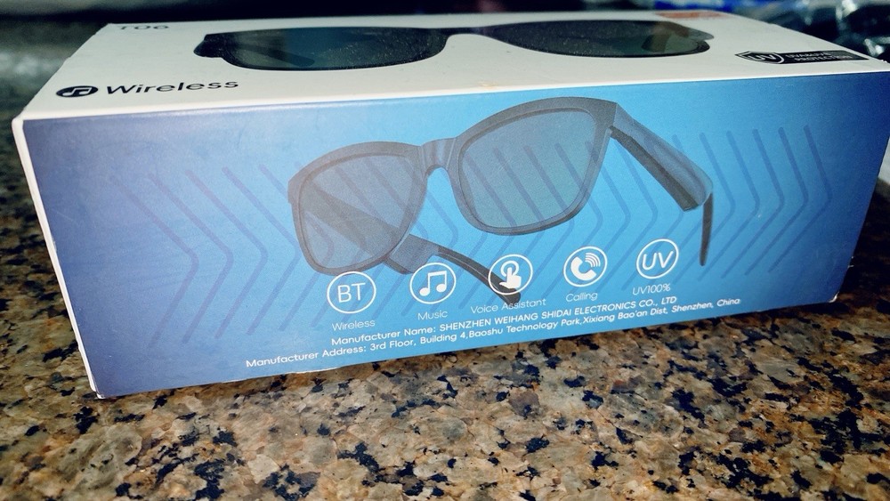 BluKaSa T06 Wireless Smart Glasses Bluetooth USB Smart Features