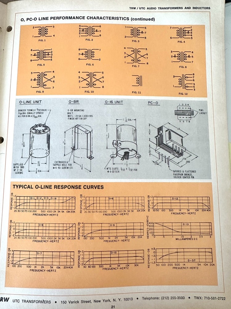 Vintage UTC O-6 Transformer Rare