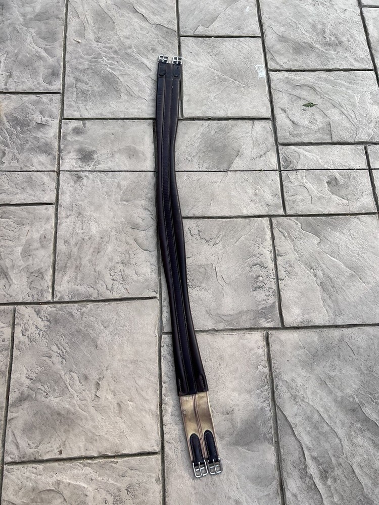 Beautiful Brown Padded Leather Girth - 52”