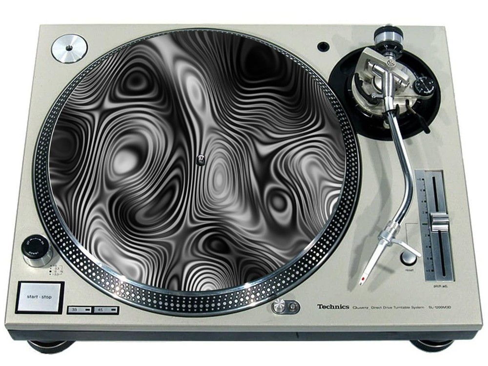 Slipmat Scratch Pad for 12" Turntable LP DJ Vinyl Record Player INTERFERENCE 2