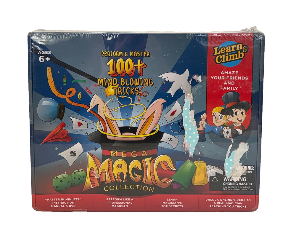 Learn & Climb Mega Magic Collection Perform & Master 100+ Mind Blowing Tricks!