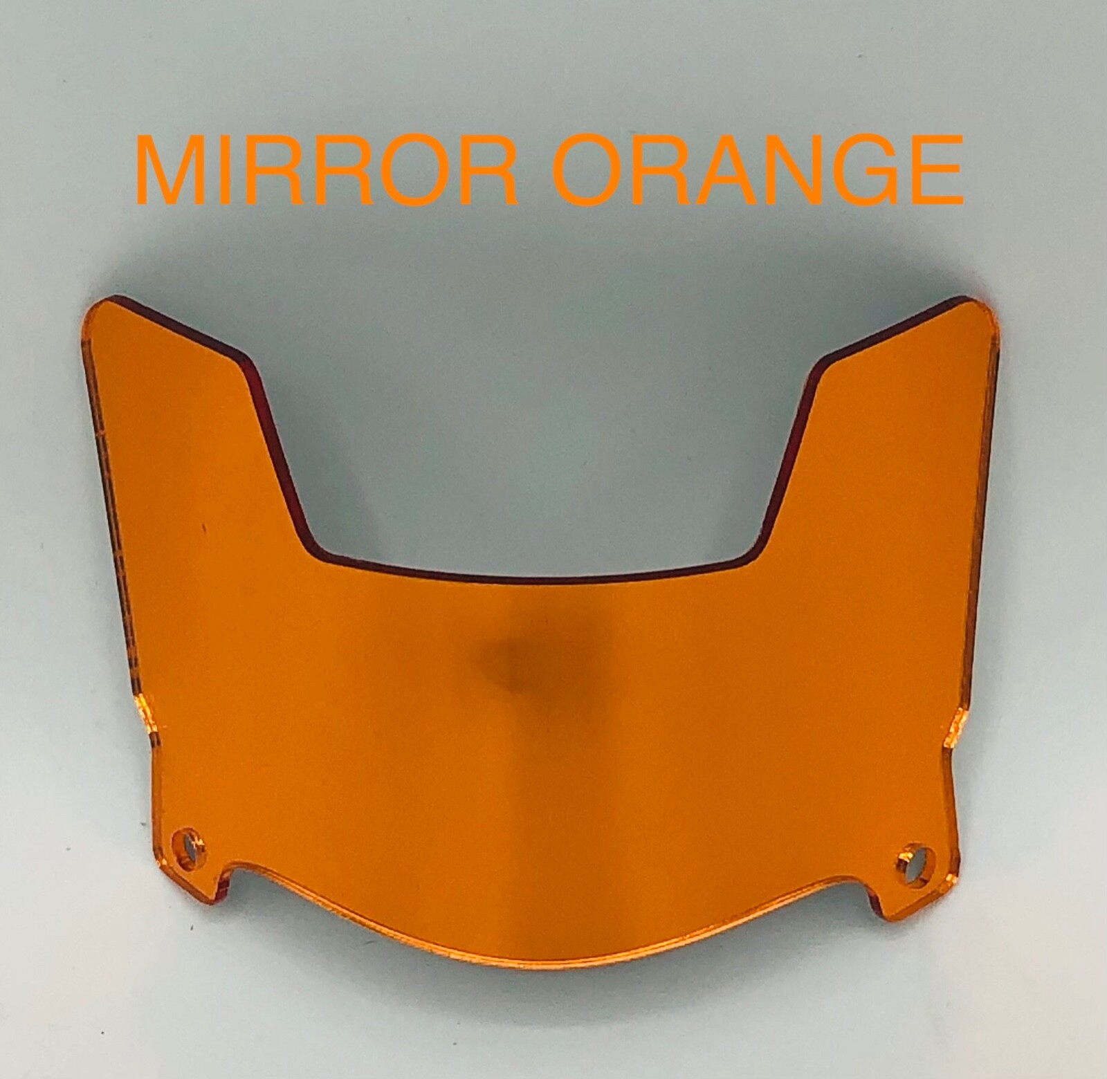 Chrome Mini Football Helmet Visors With Clips