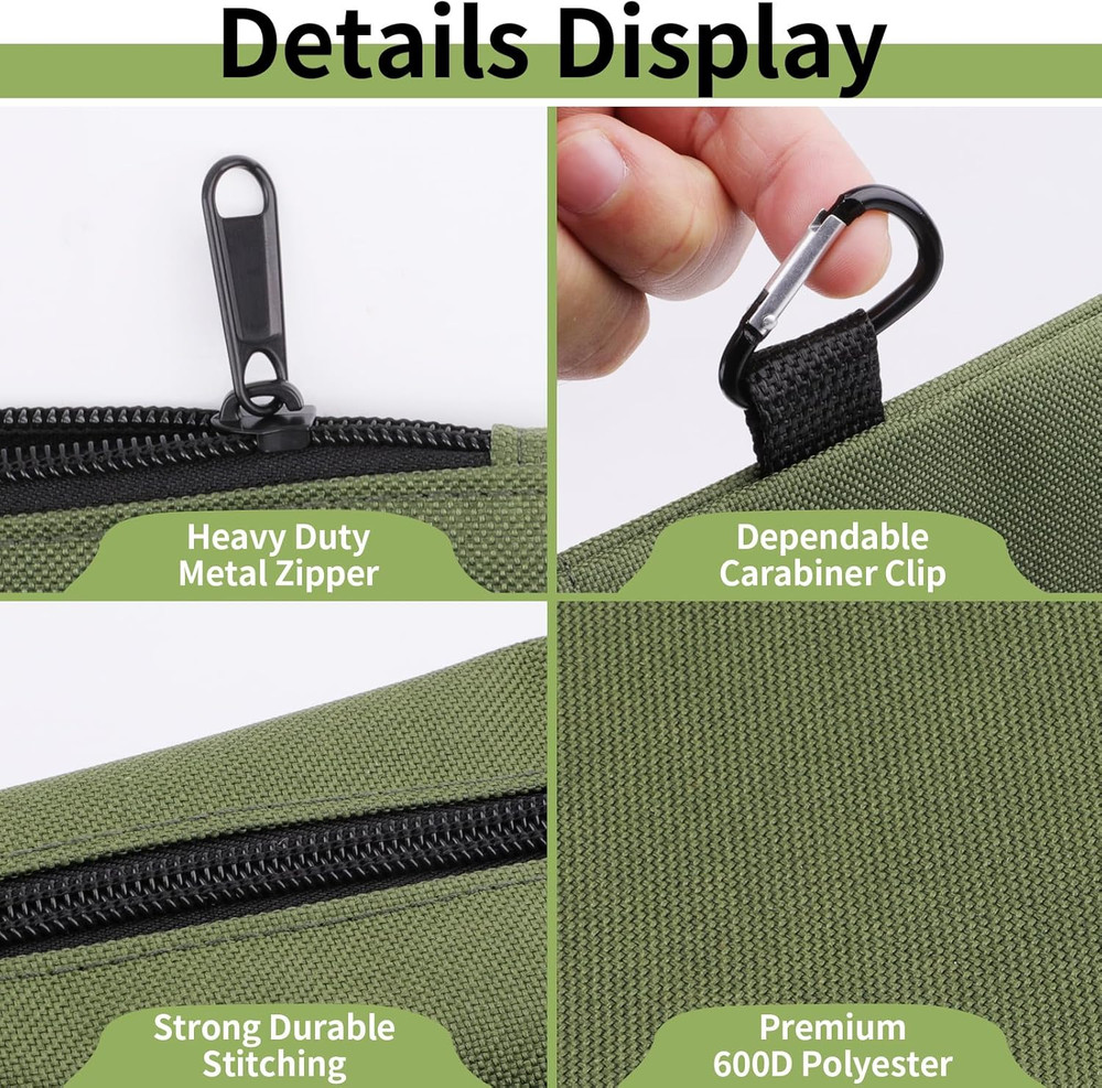 Tool Bag Zipper Pouch, Premium Tool Pouch, Utility Multipurpose Storage Organize