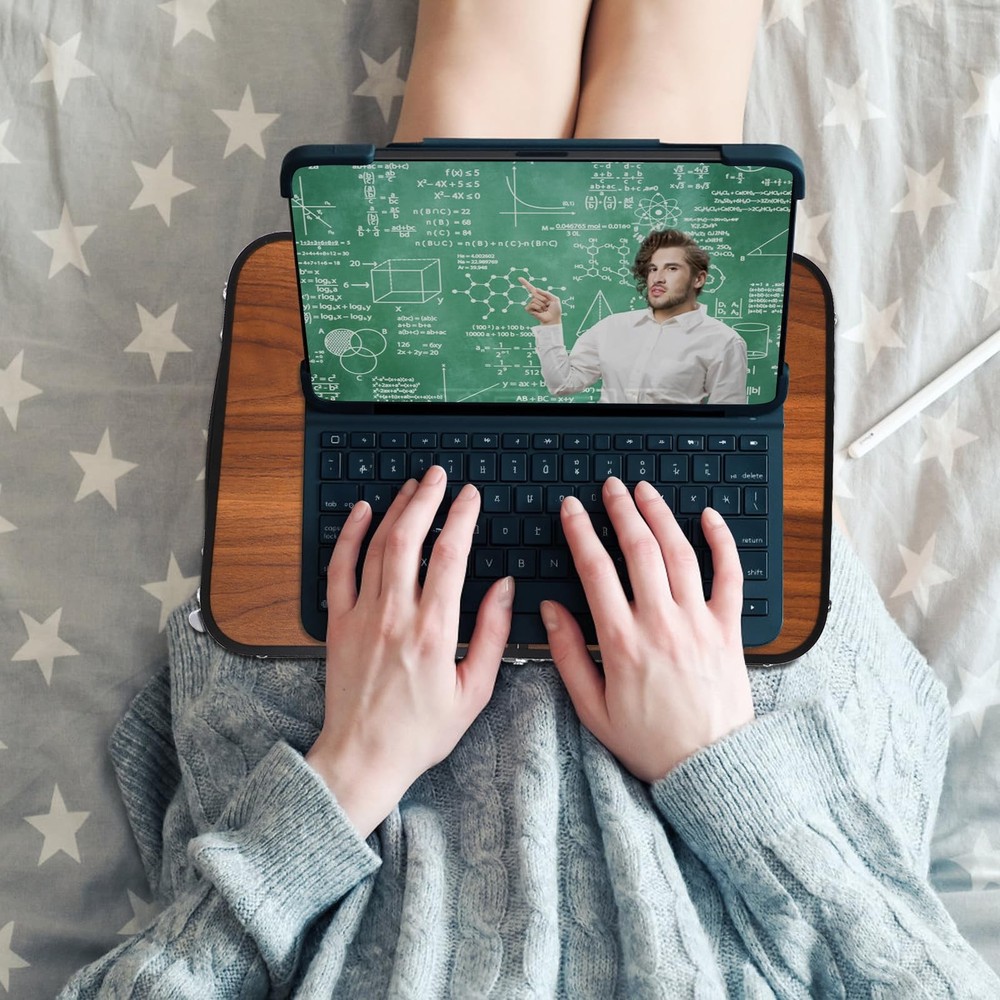 Nagpew Folding Camping Table, Mini Portable Beach Table with Mini, Brown