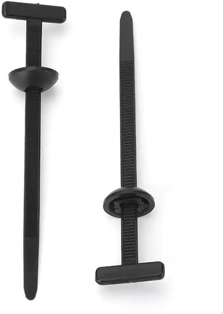 120Pcs Universal Cable Ties Buckle Self-Locking Nylon Zip Ties with Pin & Button