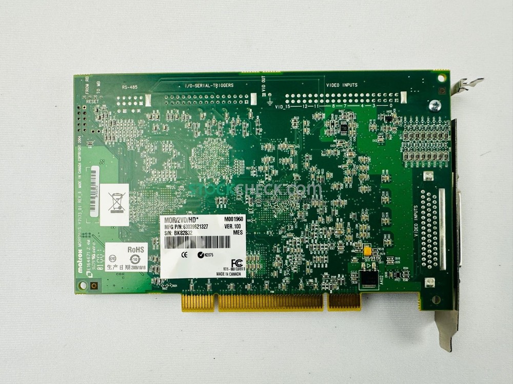 Matrox MOR/2VD/HD PCI Video Capture Card