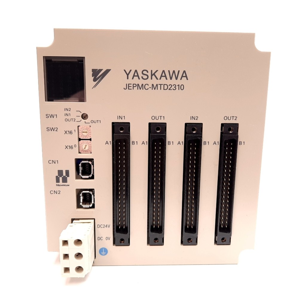 Yaskawa JEPMC-MTD2310-E MECHATROLINK PLC I/O Module, 64x Input, 64x Output