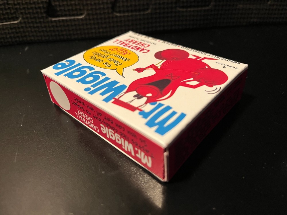 Mr Wiggle jello (Cannonball Cherry) - Empty custom design display box