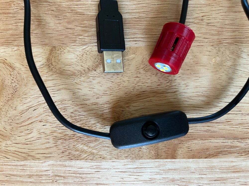 WORK LIGHT LED for *PROJECTOR 7* PRESS W/SWITCH AND POWER SUPPLY