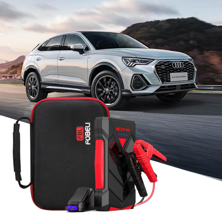 Portable Jump Starter Storage Case - Elastic & Durable Protection for Travel