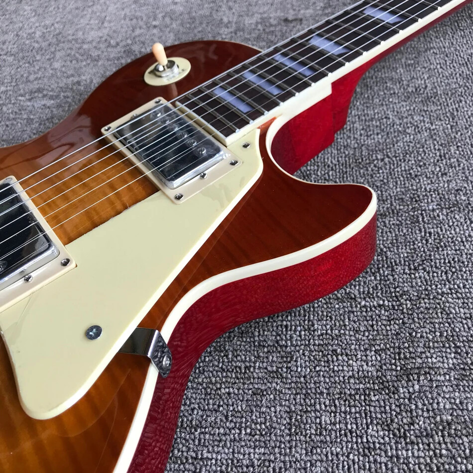 Professional LP standard high-quality electric guitar, chrome hardware 6-string