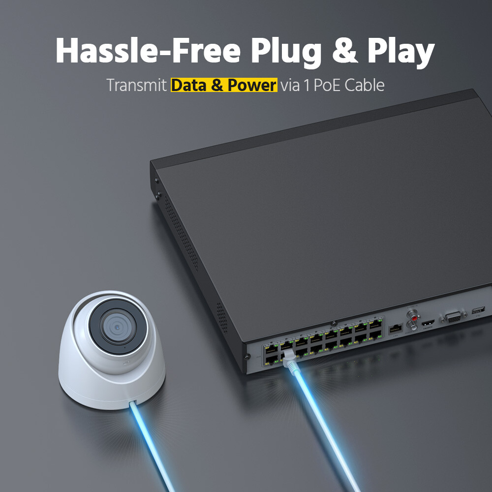 ANNKE 12MP 16CH NVR POE AI Security Video Recorder System IP Network P2P H.265+