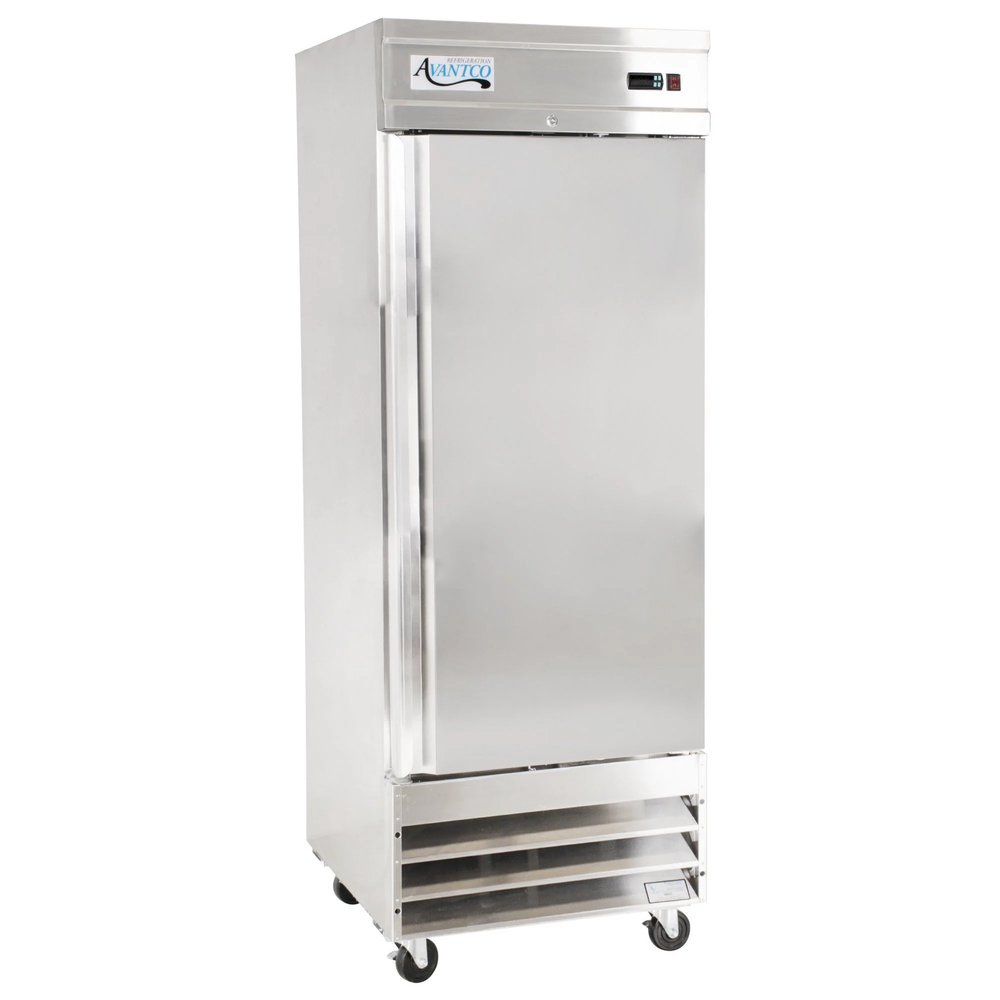 29" Stainless Steel Solid Door Reach-In Freezer