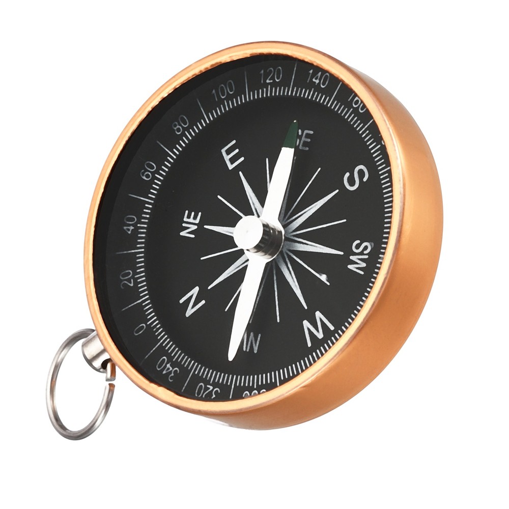 1Pcs with Key Ring Pocket Compass Navigation Compass