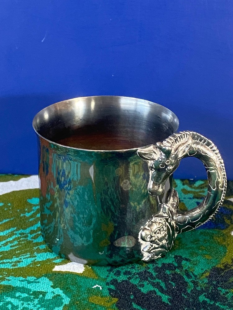 Reed Barton Giraffe Childs Cup Silverplate