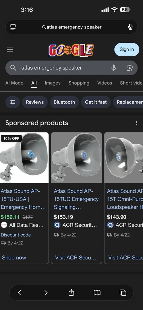 Atlas Emergency Speaker