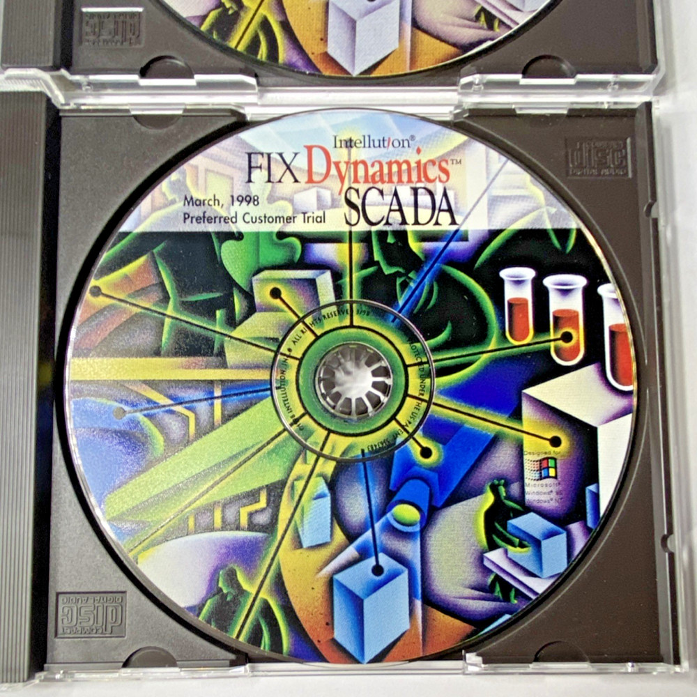 Intellution FIX Dynamics HMI/SCADA Software for Microsoft Windows, CD Edition