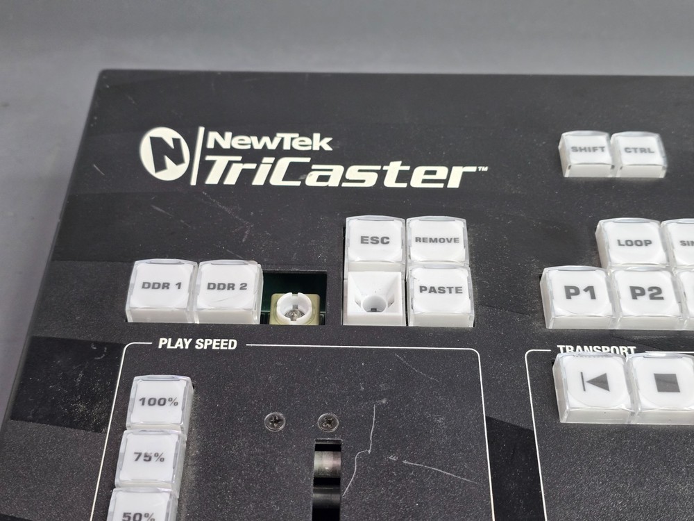 NewTek TCXD 850 TimeWarp Slow Motion Console for TriCaster Missing Keys Untested