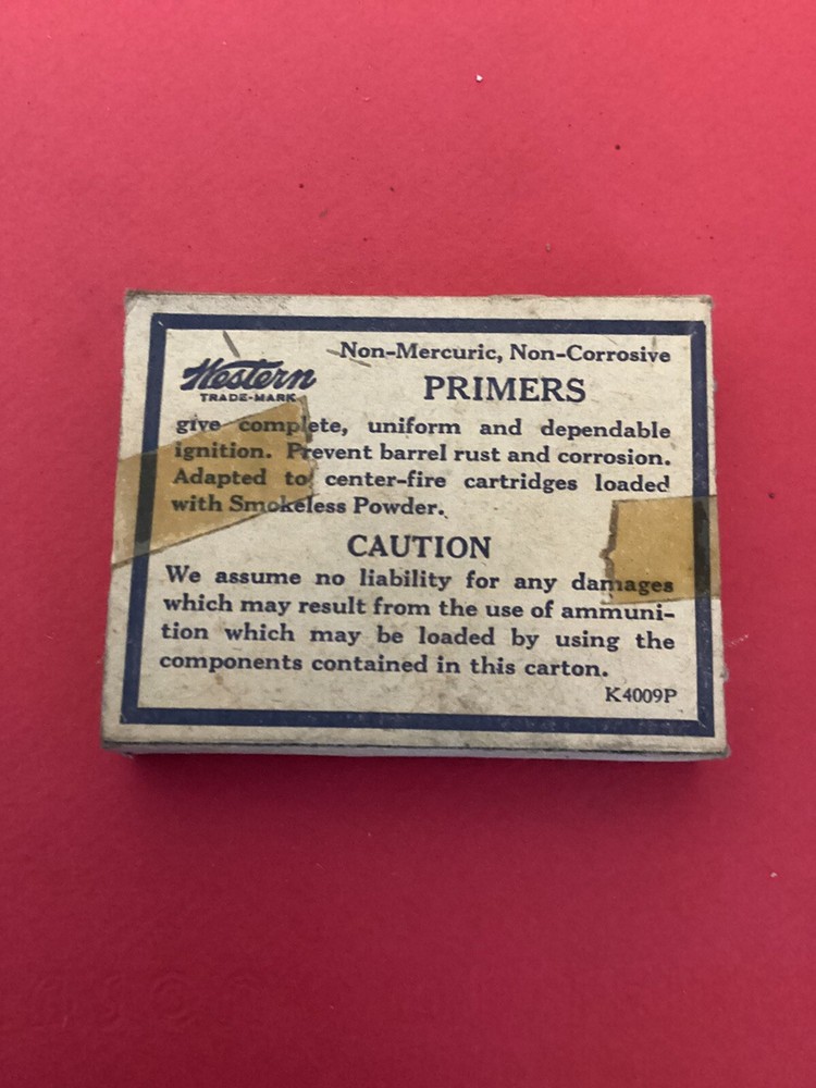 EMPTY Ammo Box Western Primers
