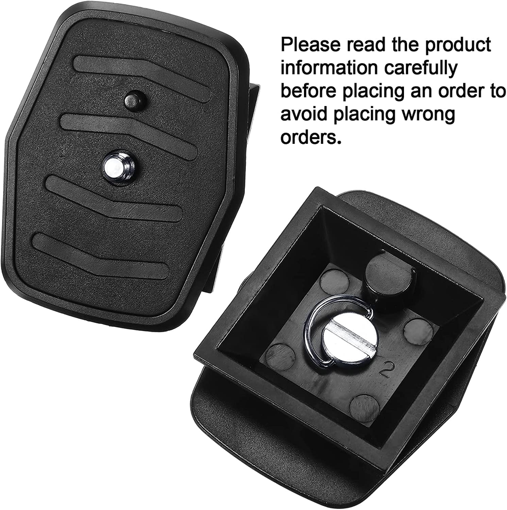 2 Pack 35 mm Tripod Quick Release Plate Camera Tripod Mount Adapter Tripod