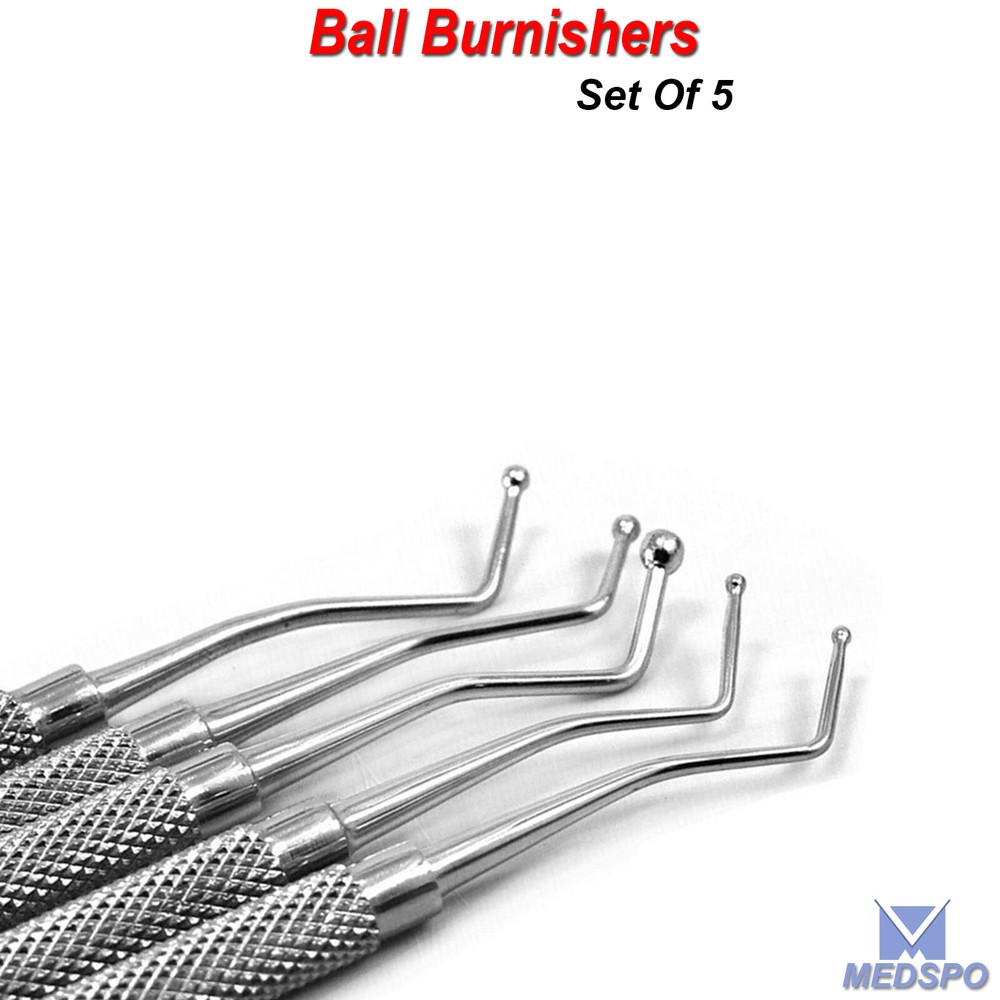 Dental Restorative Ball Burnisher Amalgam Composite Filling Instruments Set