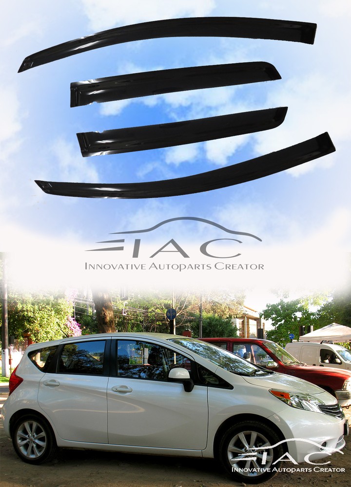 For Nissan Versa Note 2014-2019 E12 Window Visor Vent Sun Shade Rain Guard